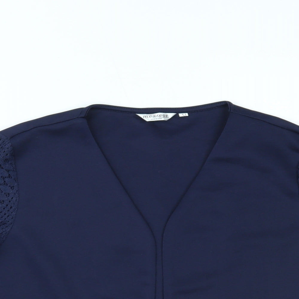 Measeor Womens Blue   Cardigan Jumper Size M