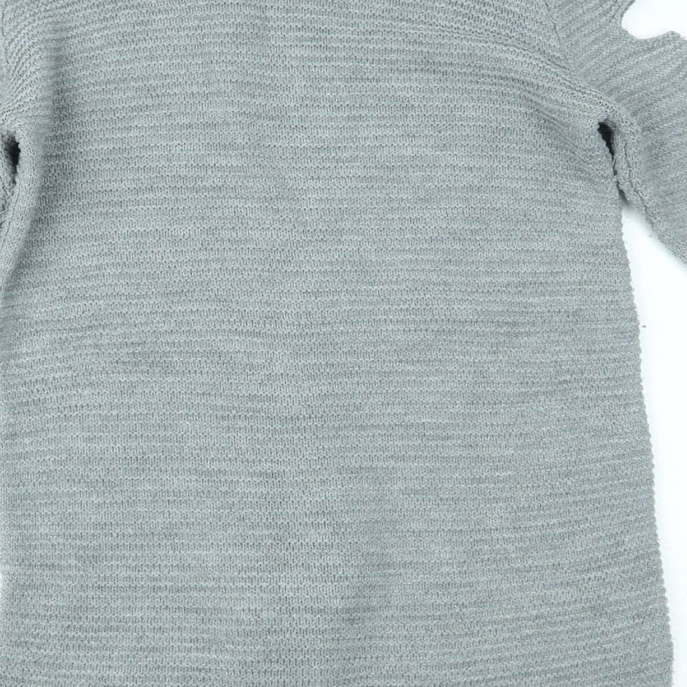 Primark Womens Grey   Pullover Jumper Size 4