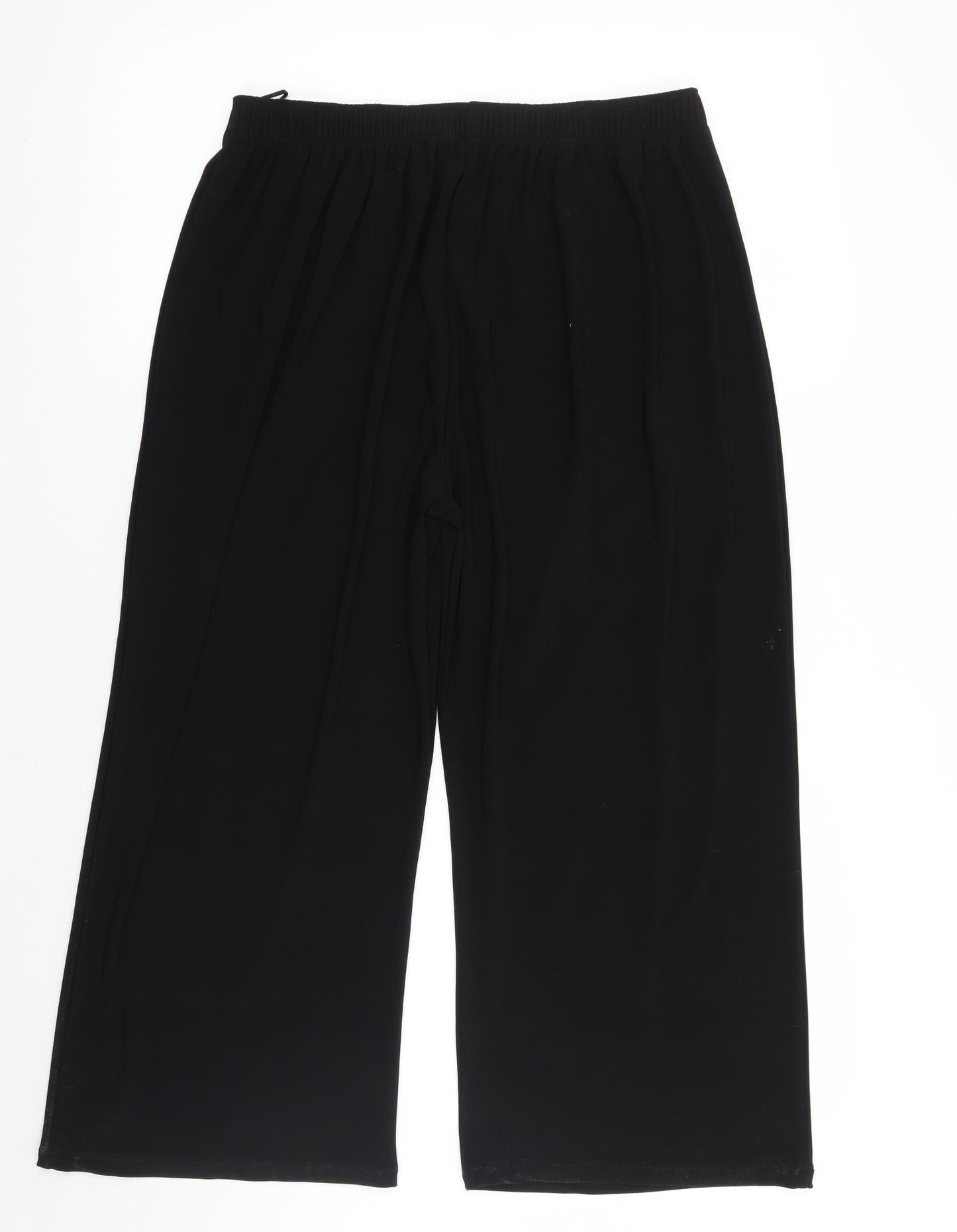 Preworn Womens Black   Cropped Trousers Size 2XL L23 in