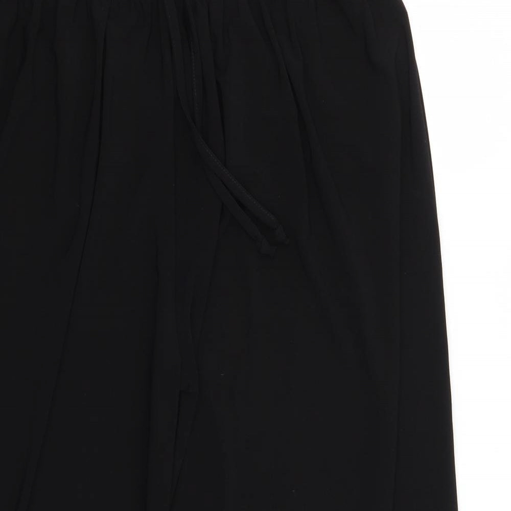Preworn Womens Black   Cropped Trousers Size 2XL L23 in