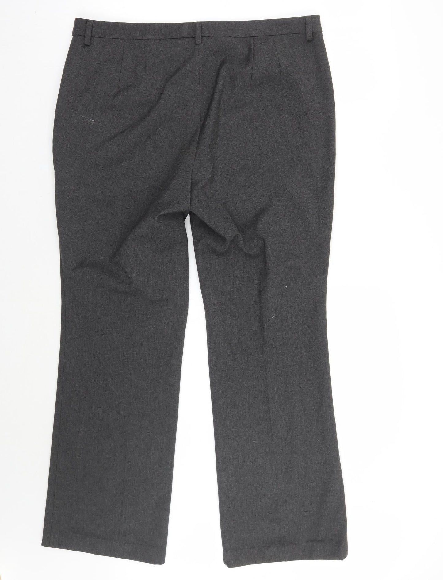 Marks and Spencer Womens Grey   Trousers  Size 14 L30 in