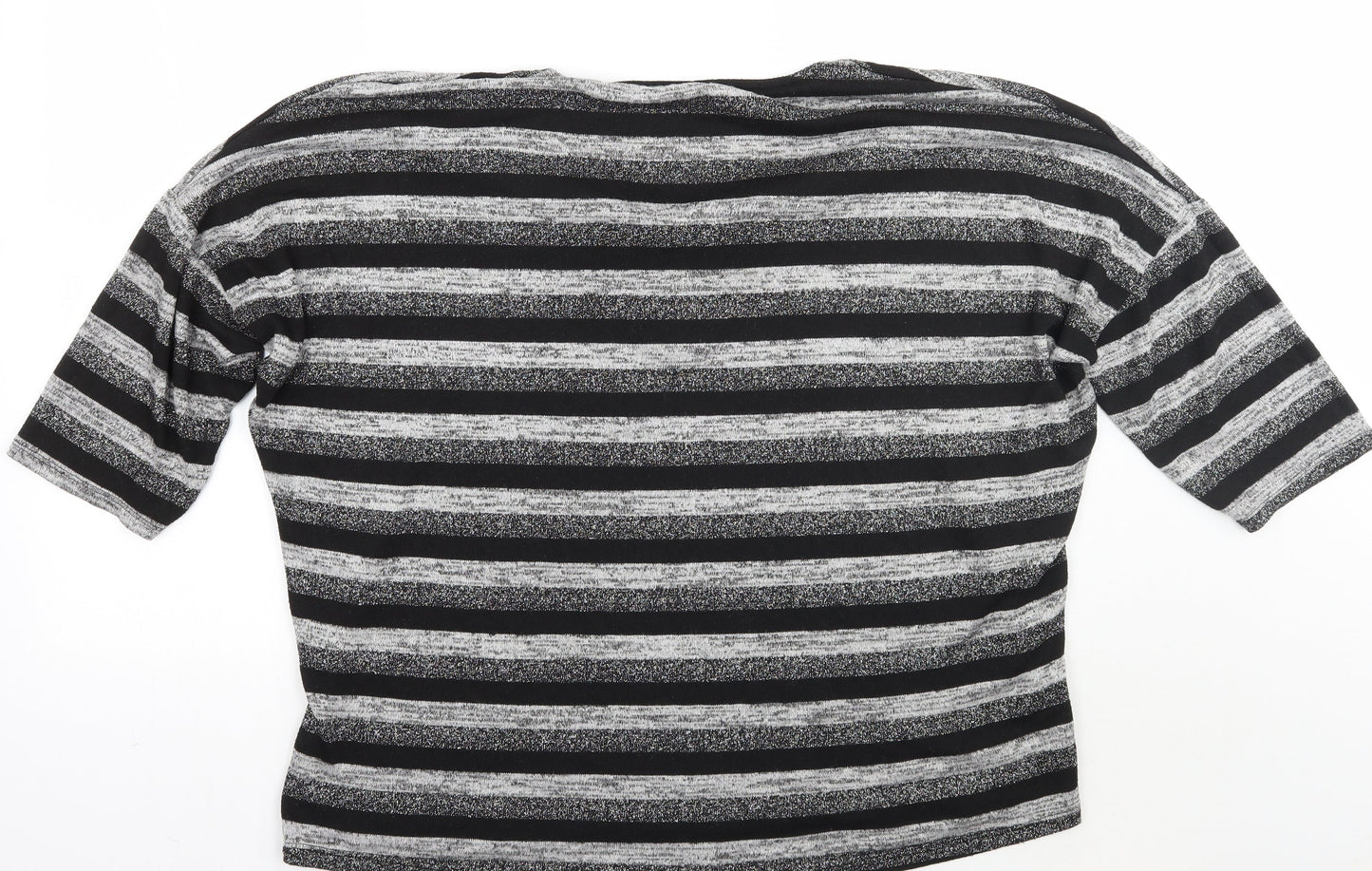 Select Womens Grey Striped  Pullover Jumper Size 18