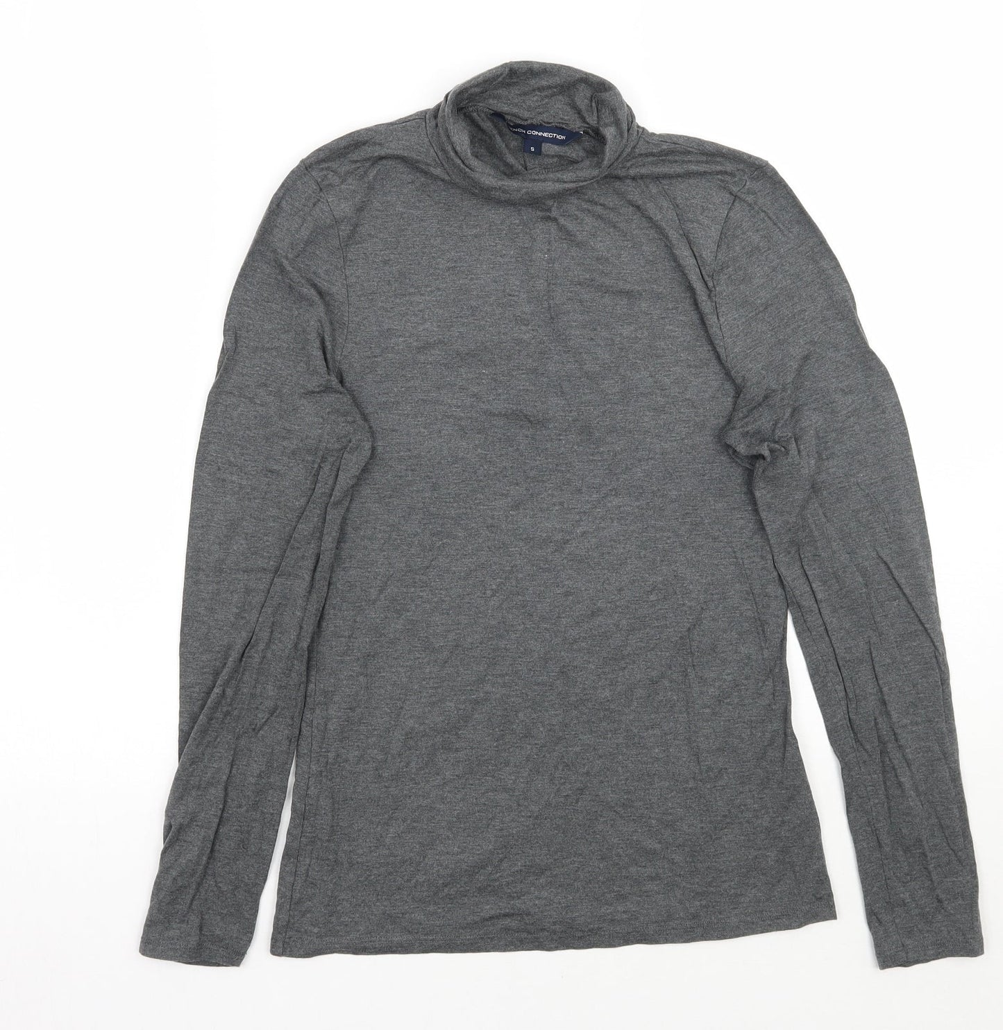 French Connection Womens Grey   Basic T-Shirt Size S