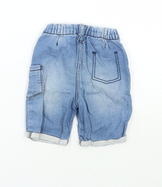 Nutmeg Boys Blue   Cargo Jeans Size 9-12 Months