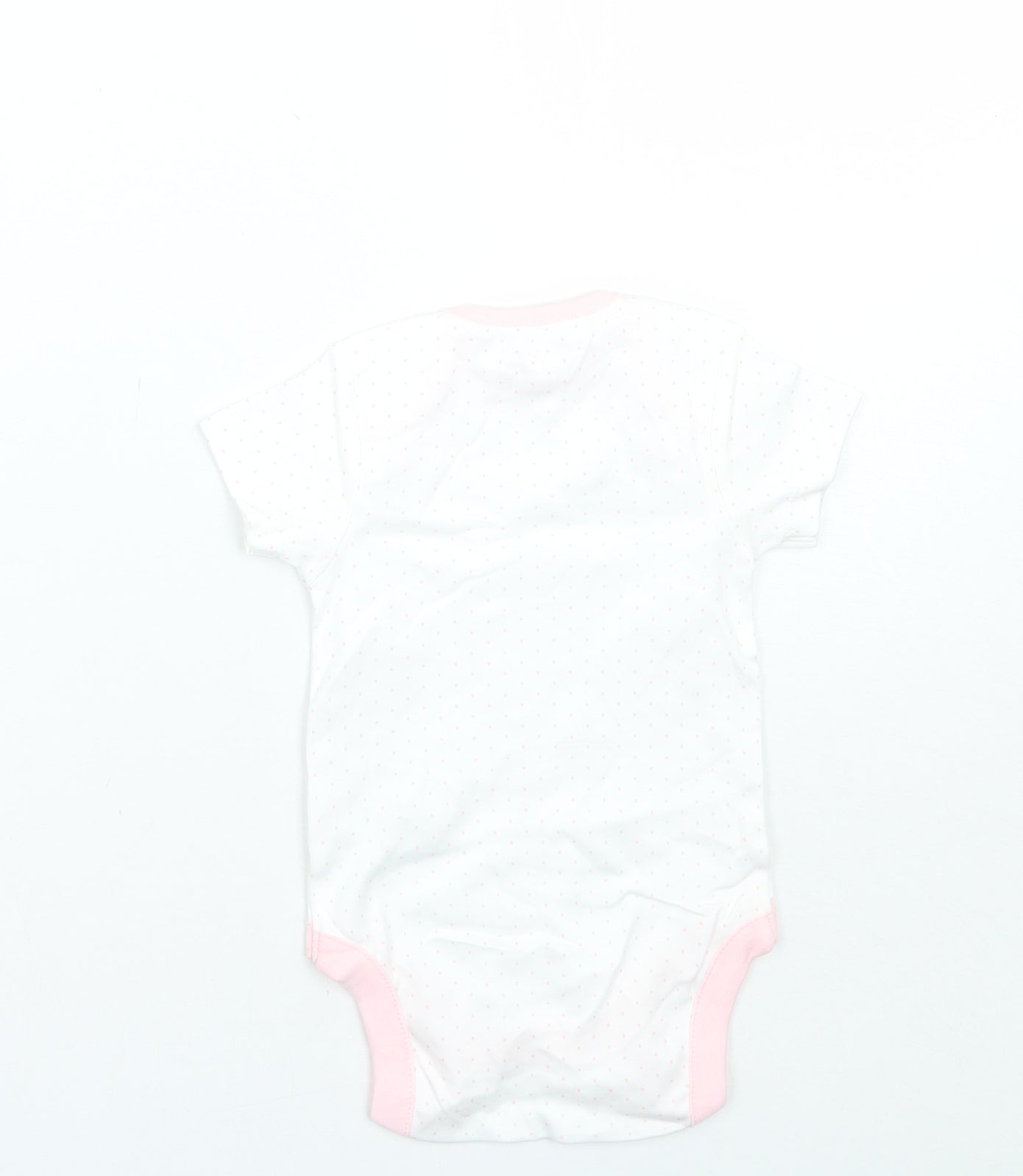 NEXT Girls White Polka Dot  Babygrow One-Piece Size 3-6 Months