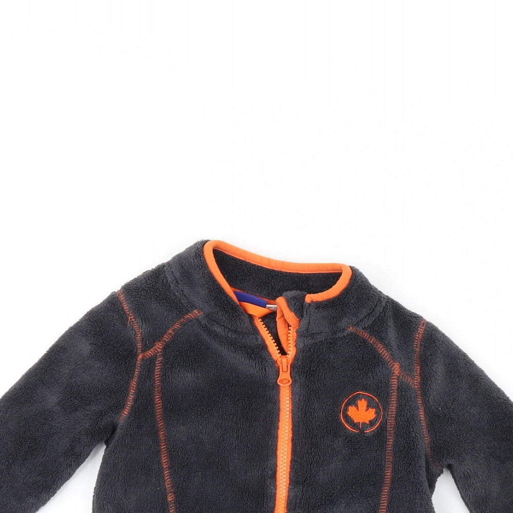 lulipu  Boys Grey  Fleece Jacket  Size 3 Years