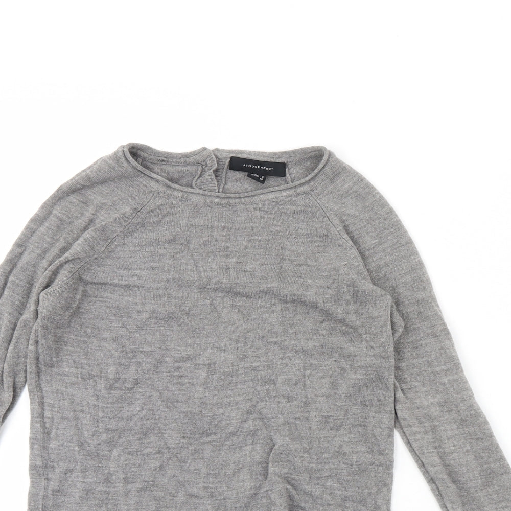 Atmosphere Womens Grey   Pullover Jumper Size 8