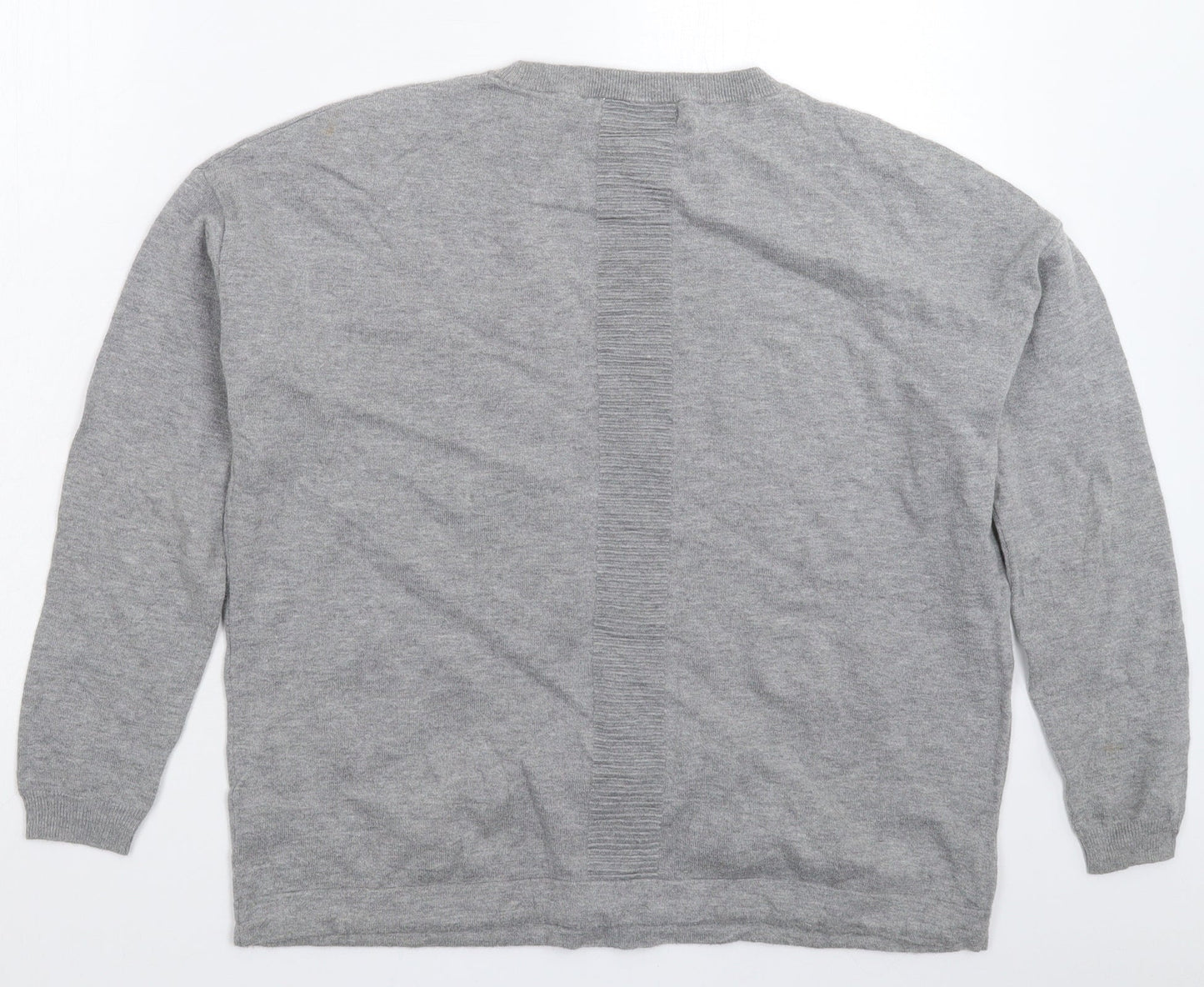NEXT Womens Grey  Knit Pullover Jumper Size 12