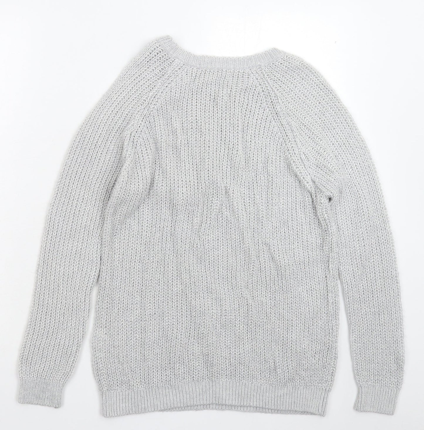 NEXT Womens Grey  Knit Pullover Jumper Size 10