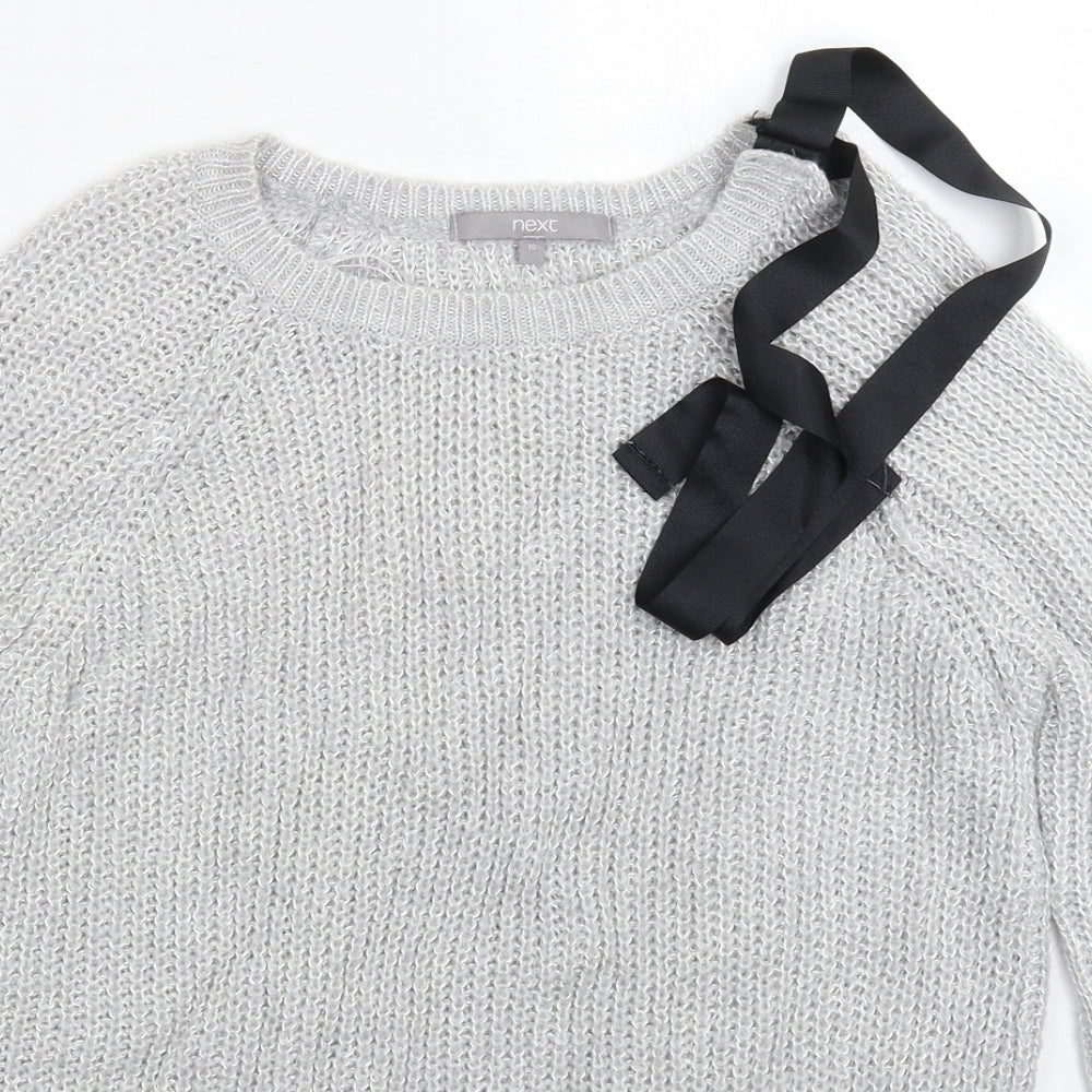 NEXT Womens Grey  Knit Pullover Jumper Size 10