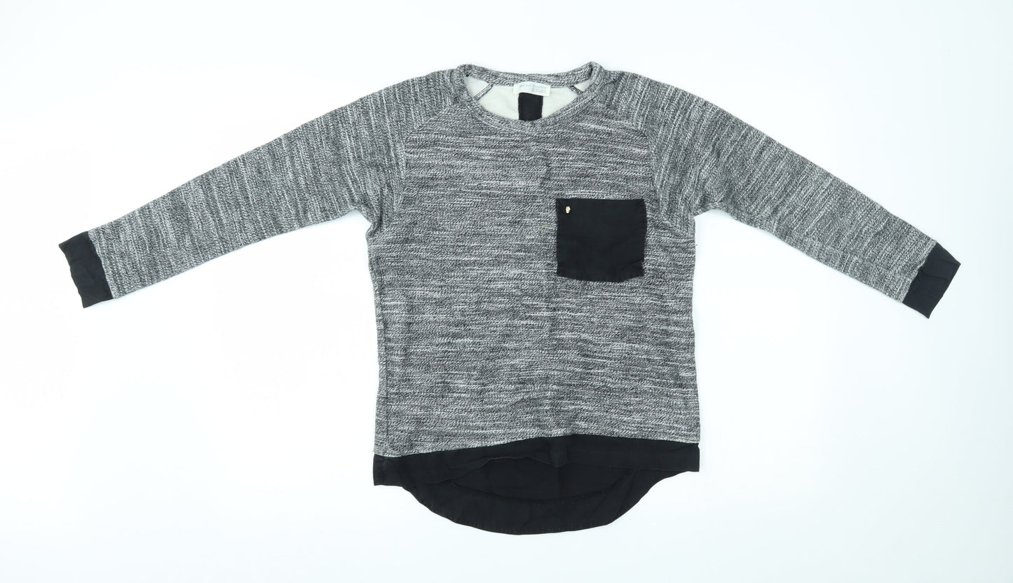 Zara Womens Grey   Pullover Jumper Size S