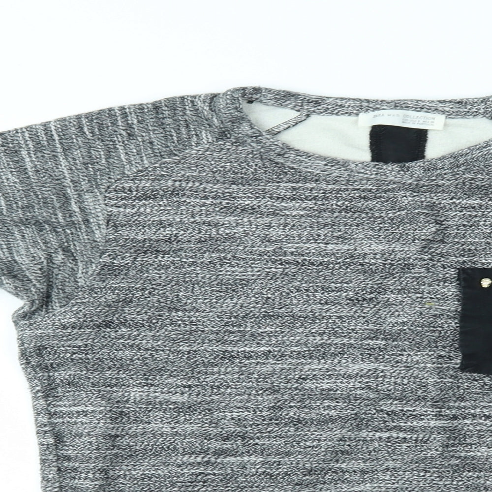 Zara Womens Grey   Pullover Jumper Size S