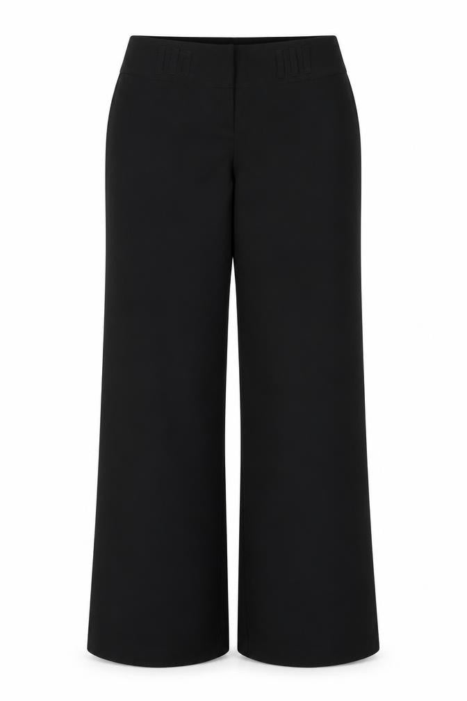 New Look Womens Black   Trousers  Size 10 L28 in