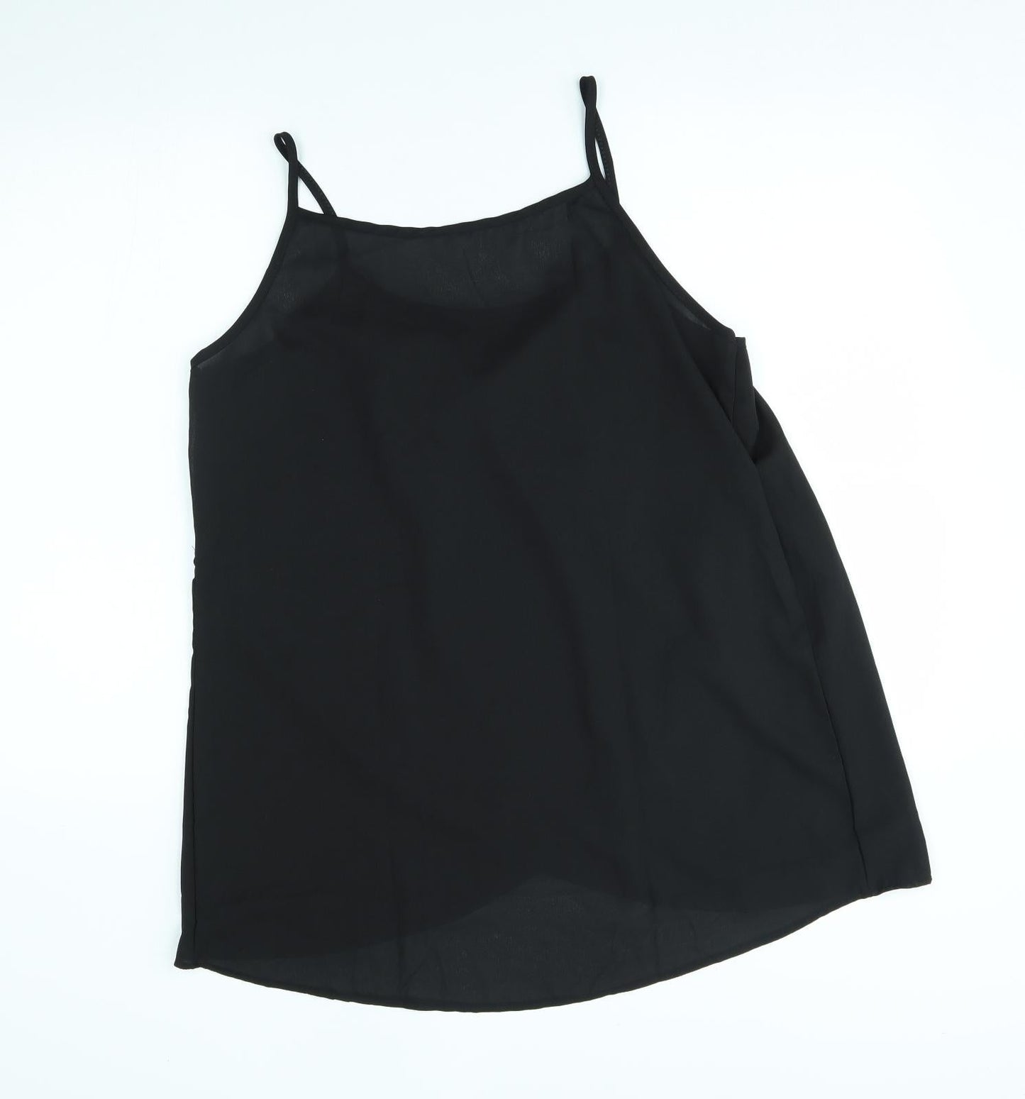 Preworn Womens Black   Basic Tank Size L
