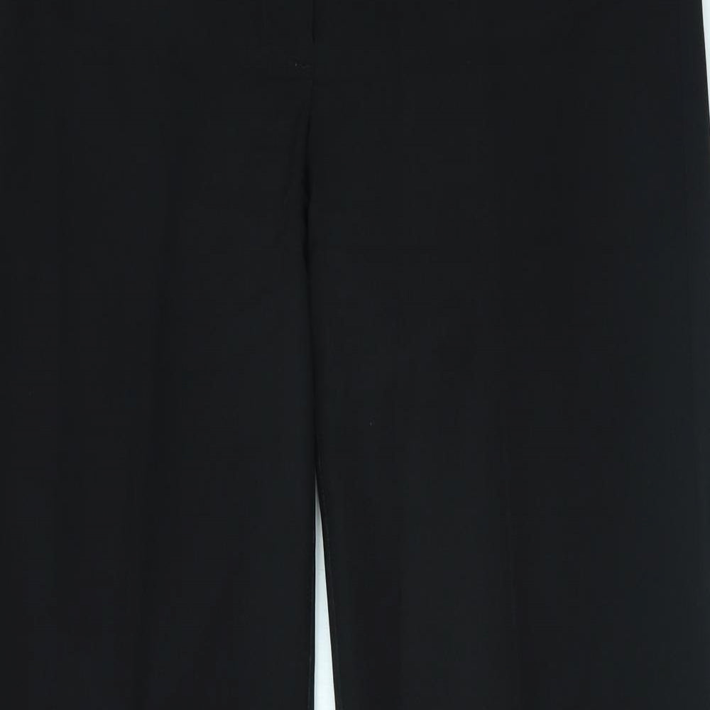 Matalan Womens Black   Trousers  Size 10 L29 in