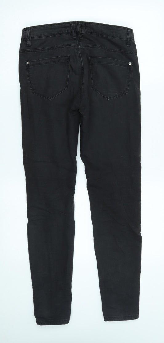 yesyes Womens Grey   Straight Jeans Size 8 L29 in