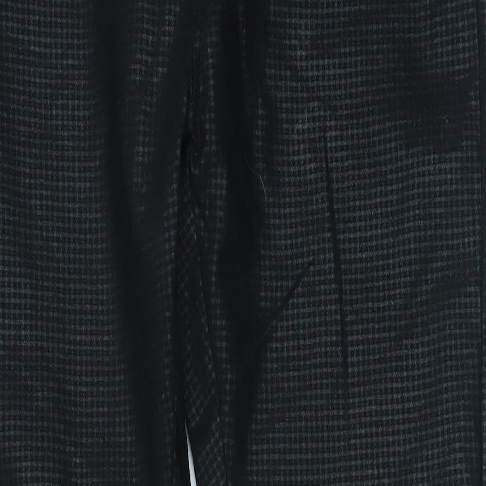 LD Style Womens Black   Trousers  Size 12 L28 in