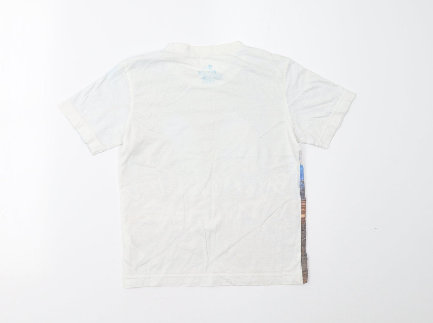 Pop Culture Girls White   Basic T-Shirt Size 6-7 Years  - NYC