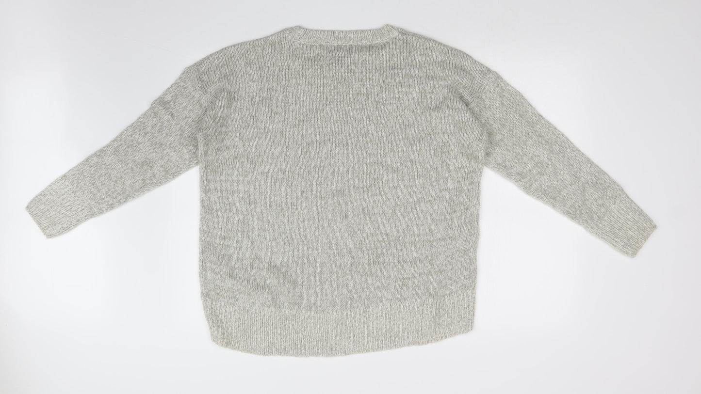 New Look Womens Grey   Pullover Jumper Size L