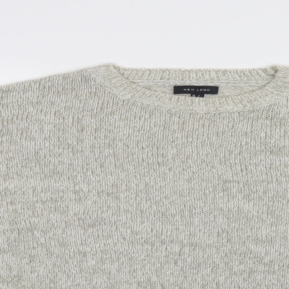 New Look Womens Grey   Pullover Jumper Size L