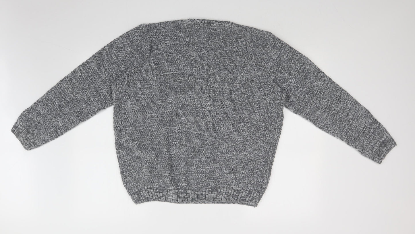 Burton Mens Grey   Pullover Sweatshirt Size M
