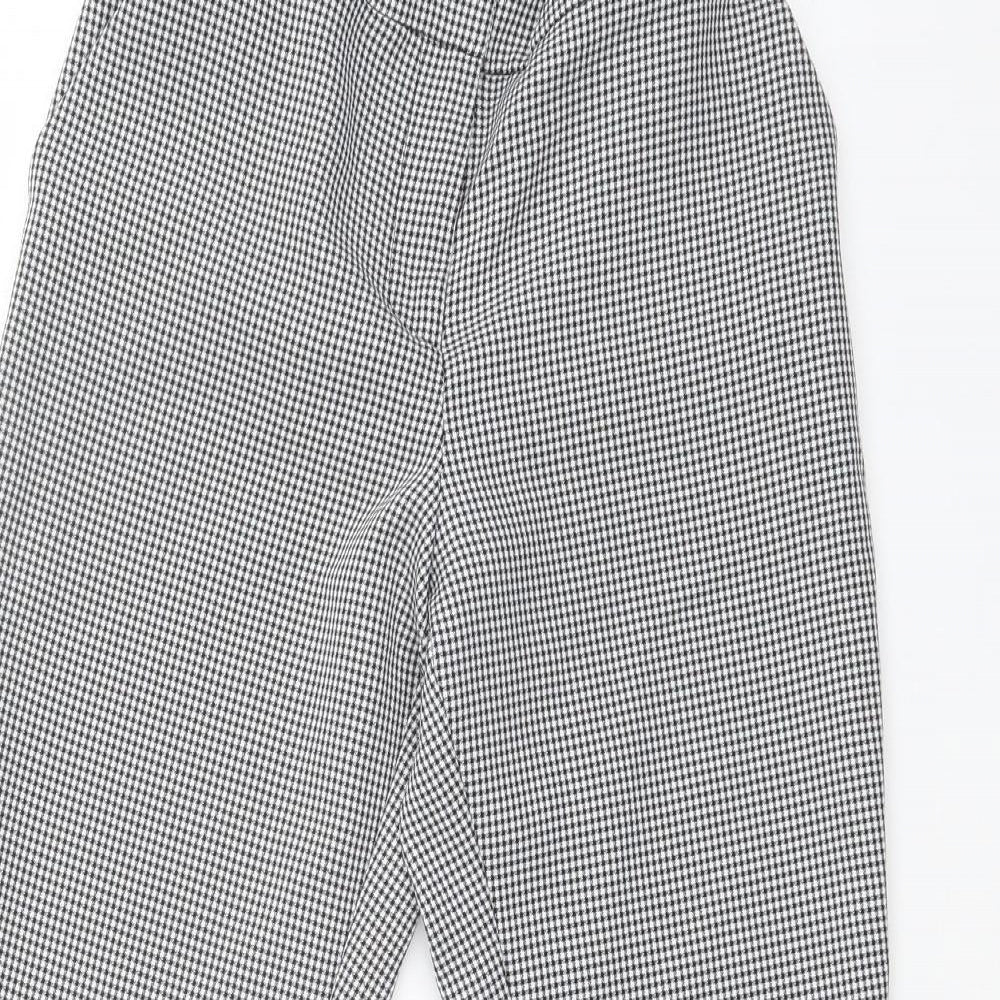 Primark Womens Multicoloured Houndstooth  Dress Pants Trousers Size 6 L26 in