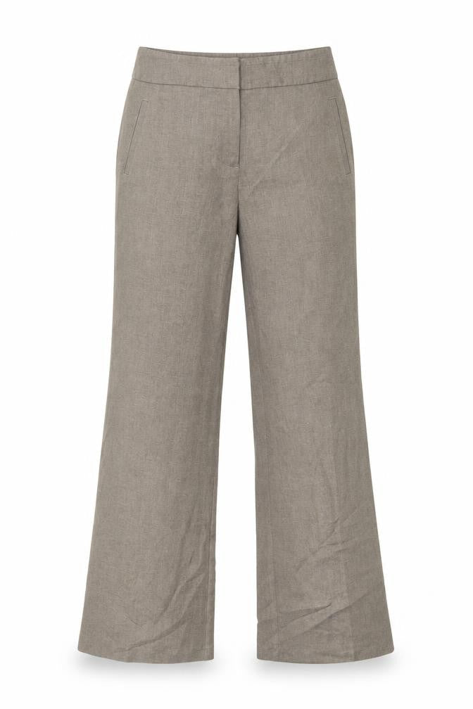 M&S Womens Brown Check  Dress Pants Trousers Size 10 L30 in