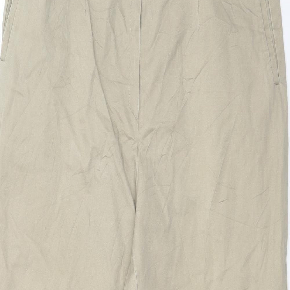 Preworn Womens Beige   Trousers  Size 34 in L27 in