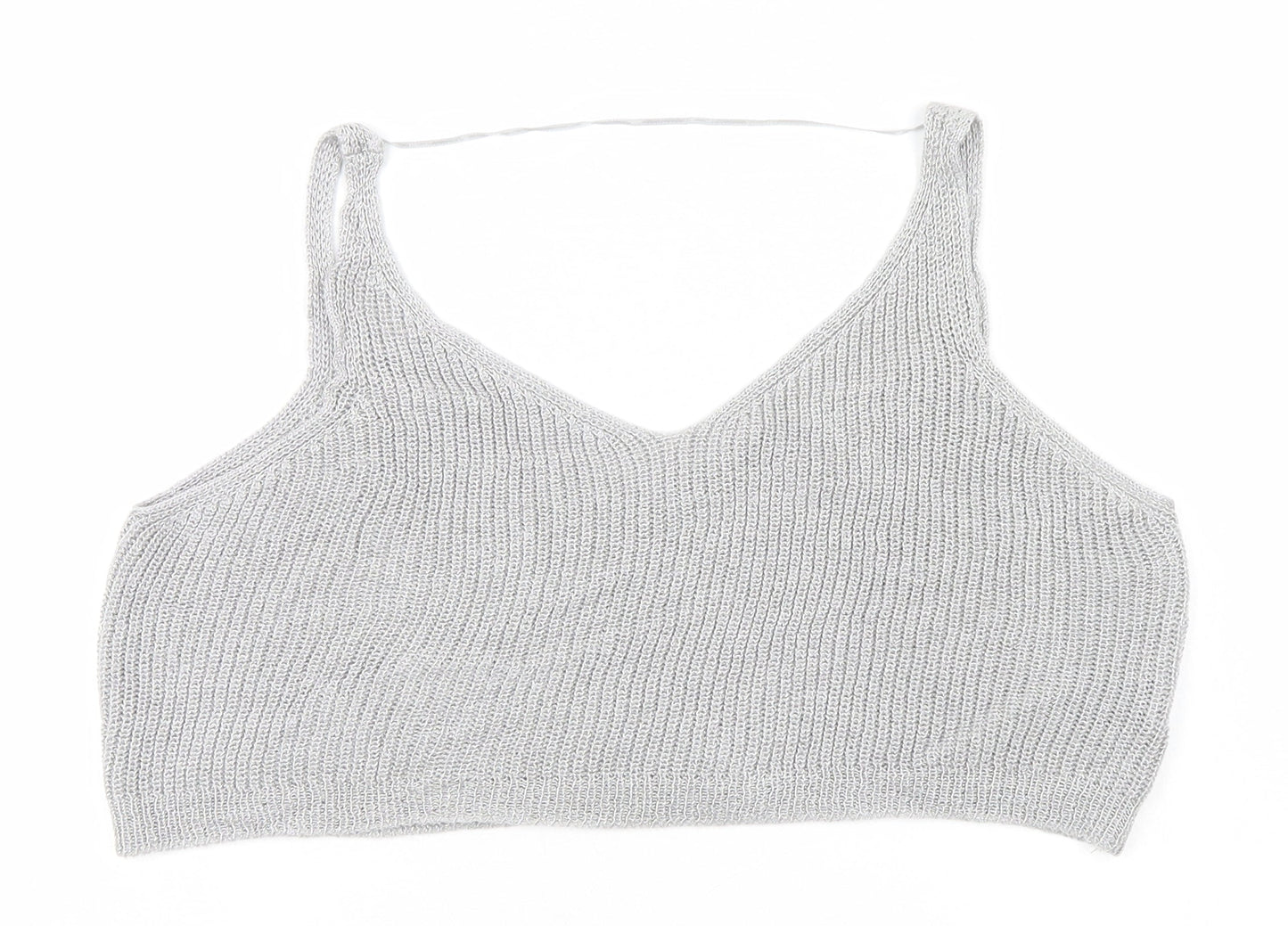 Sparkle & Fade Womens Silver   Basic Tank Size XS