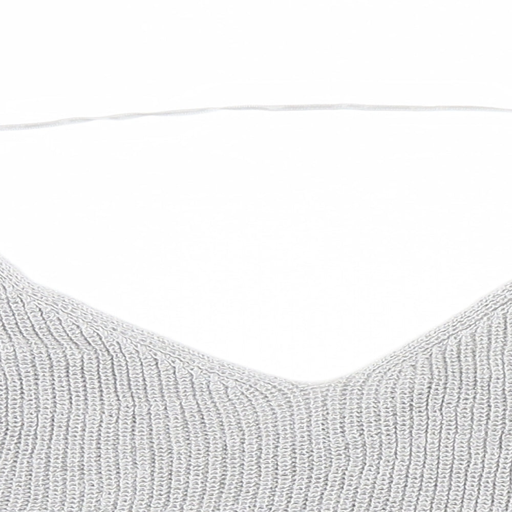 Sparkle & Fade Womens Silver   Basic Tank Size XS