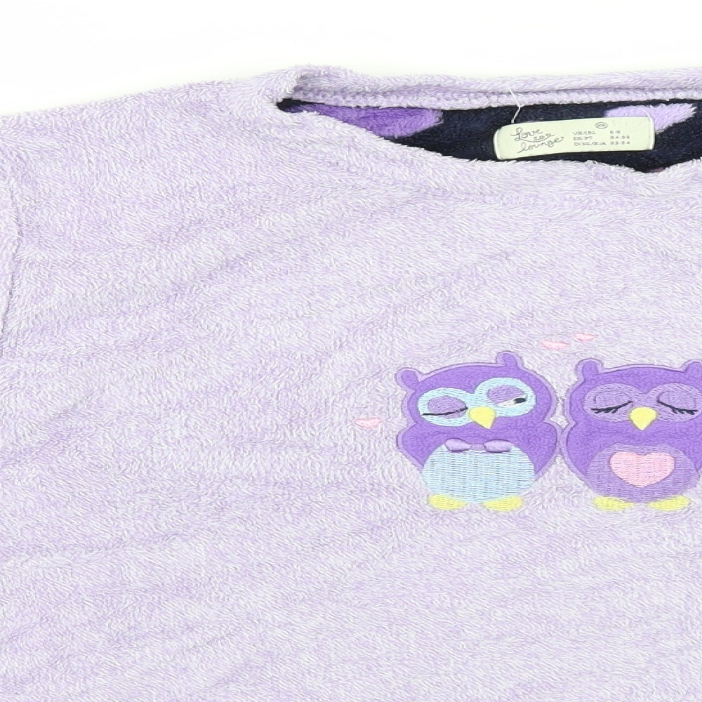 Love to lounge Womens Pink   Pullover Jumper Size 6  - Owl