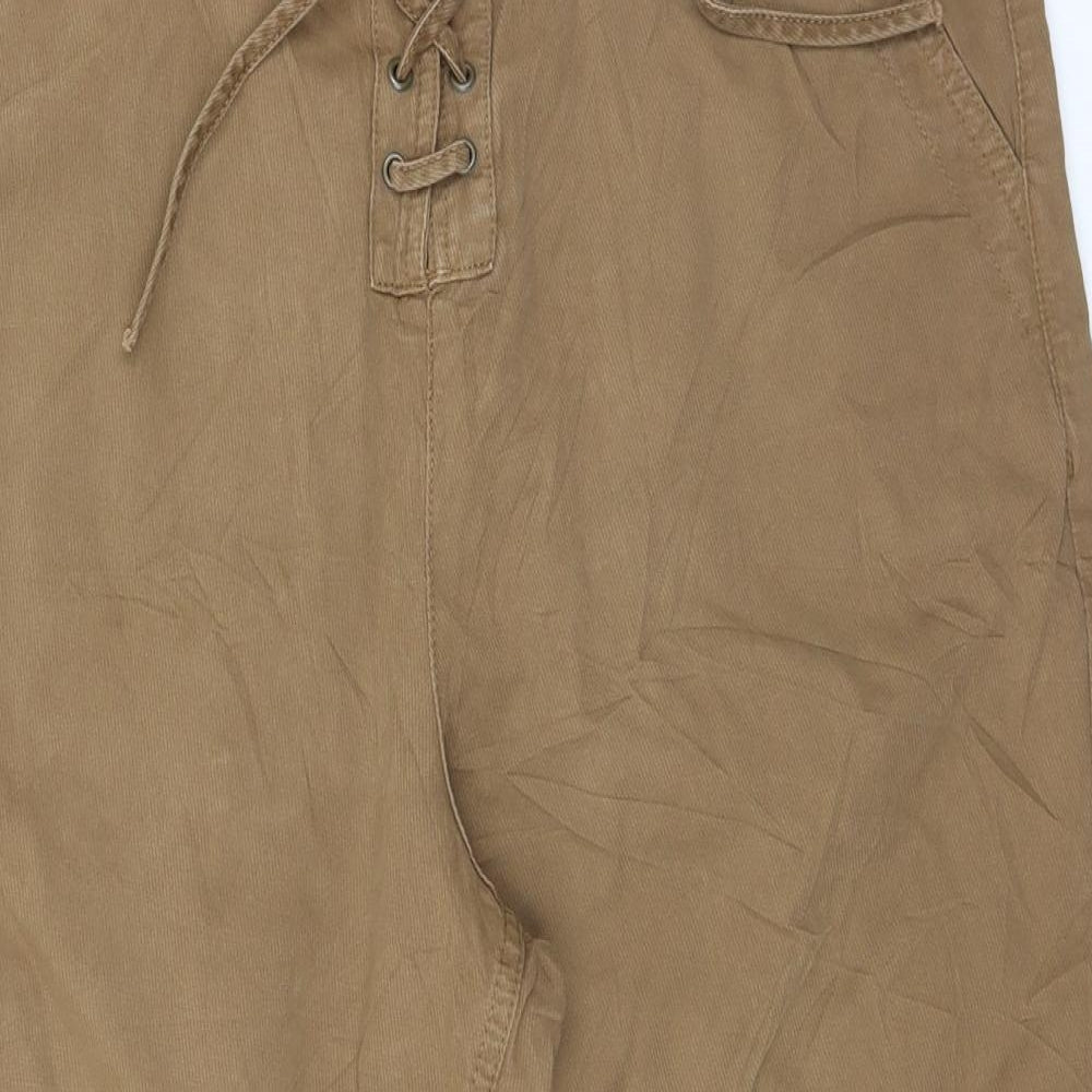 NEXT Womens Brown   Trousers  Size 16 L22 in
