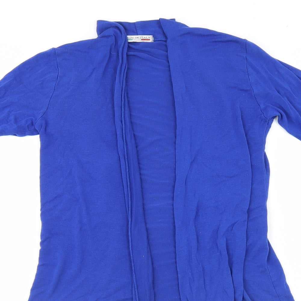Made in Italy Womens Blue   Cardigan Jumper