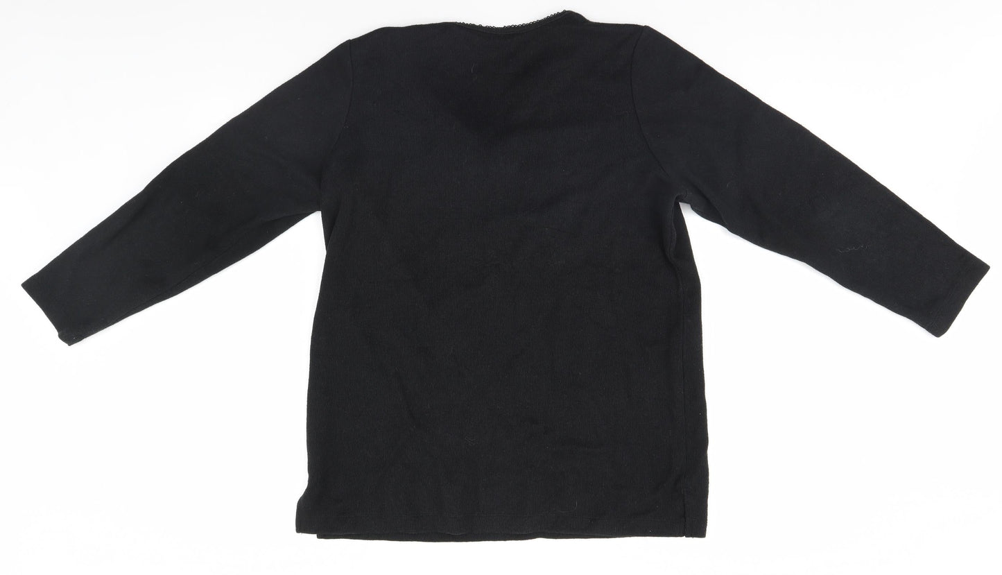 BHS Womens Black   Pullover Jumper Size 14