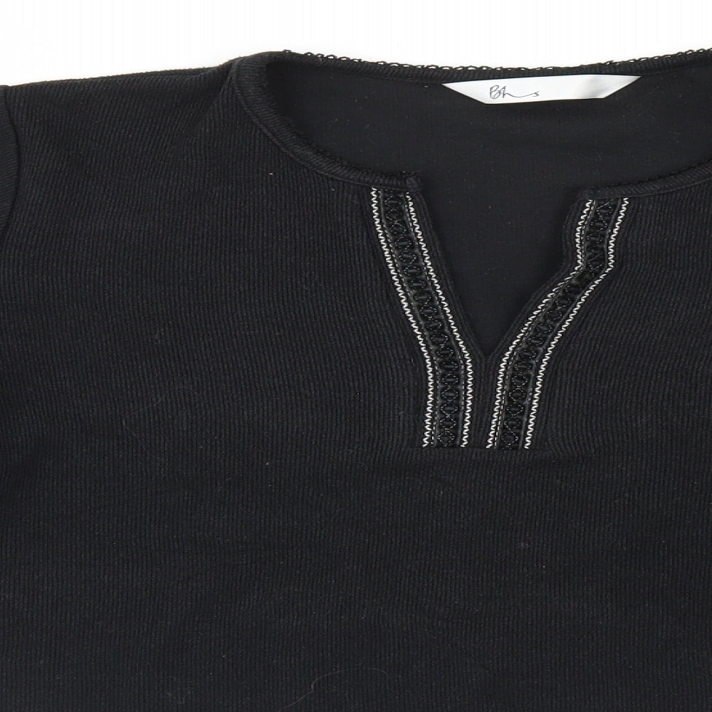 BHS Womens Black   Pullover Jumper Size 14