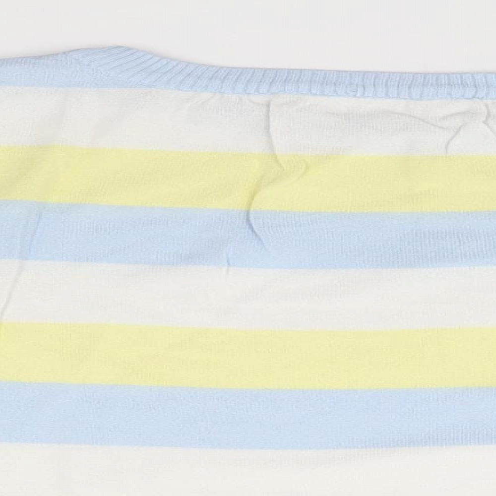 Preworn Womens Multicoloured Striped  Pullover Jumper