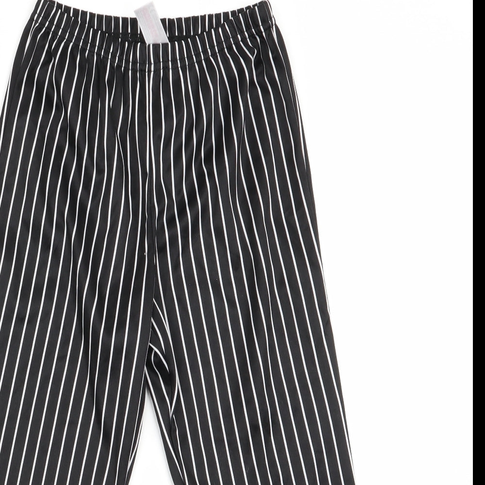 TU Girls Black Striped   Pyjama Pants Size 5-6 Years