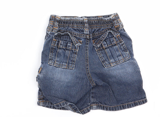 Gymboree Boys Blue   Cargo Jeans Size 12-18 Months