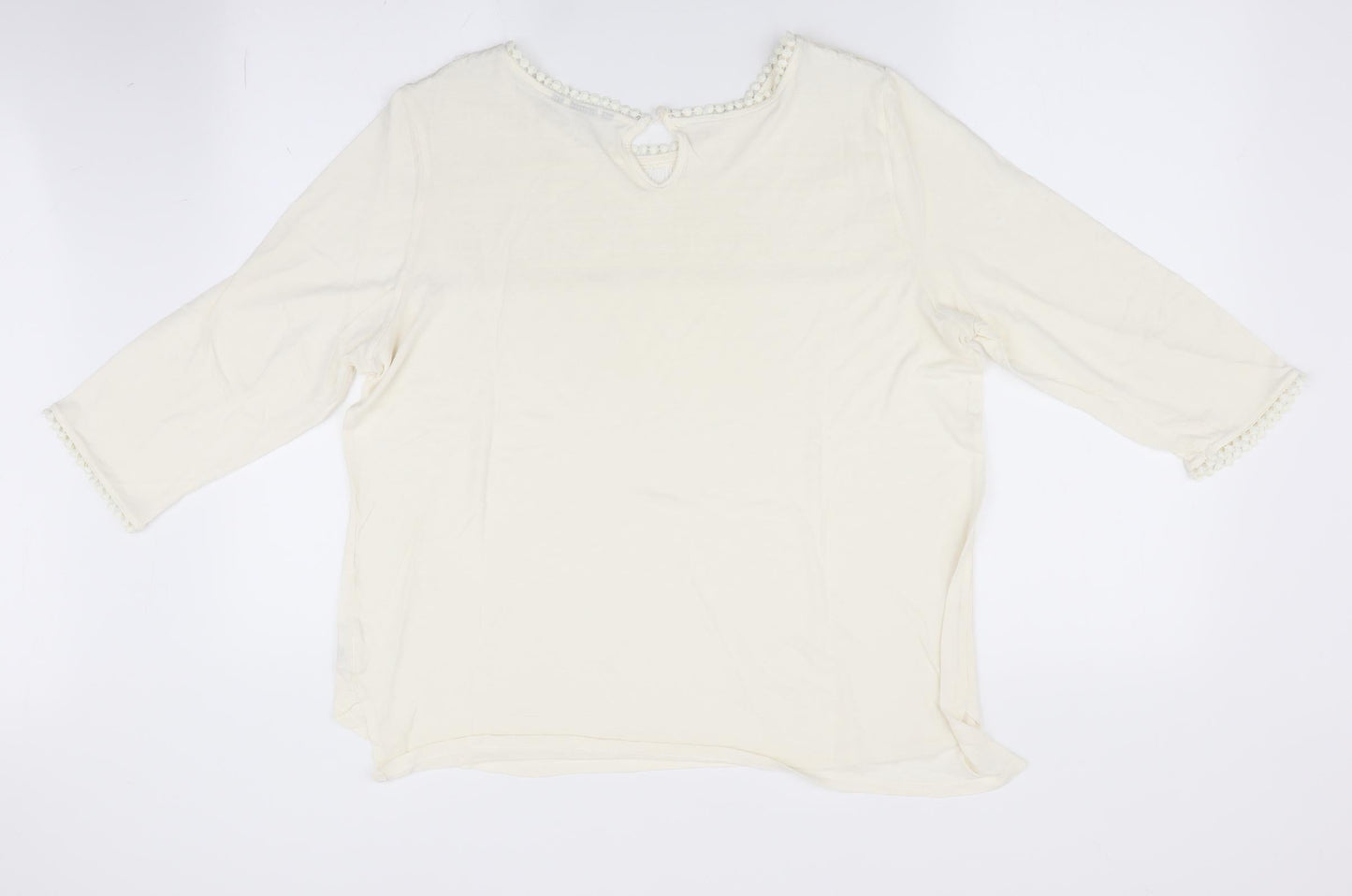 Preworn Womens Ivory   Tunic Blouse