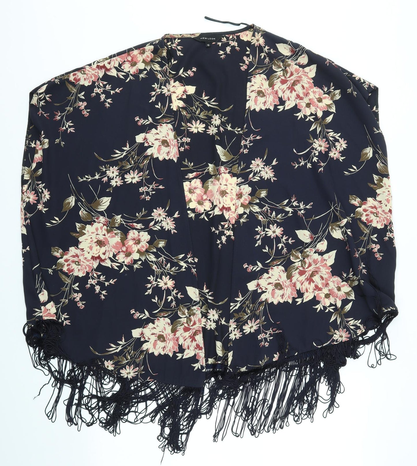 New Look Womens Multicoloured Floral  Cardigan Jumper Size 12