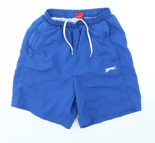 Slazenger Boys Blue   Dungaree Shorts Shorts Size 9-10 Years