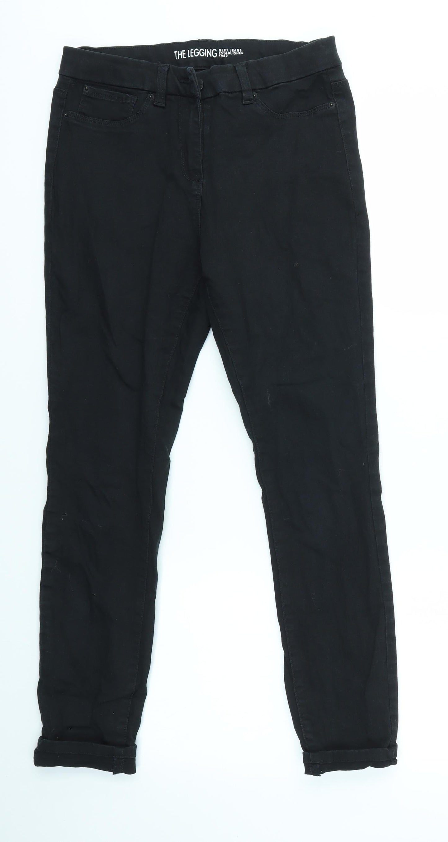 NEXT Womens Black   Jegging Jeans Size 12 L27 in