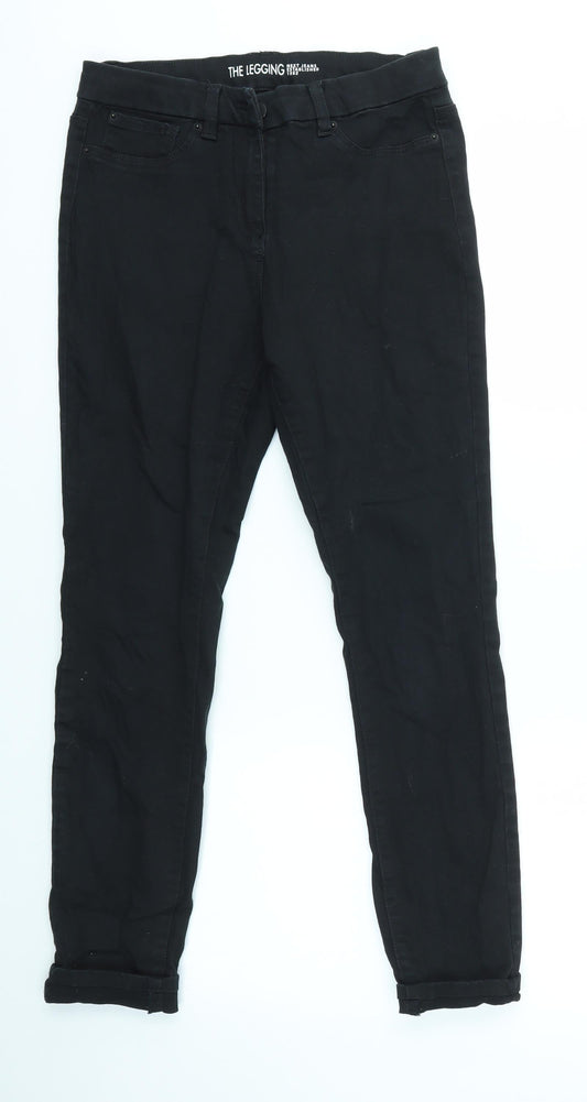 NEXT Womens Black   Jegging Jeans Size 12 L27 in