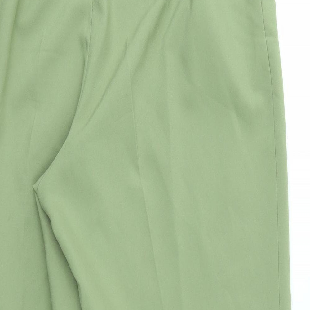 Preworn Womens Green   Trousers  Size 16 L25 in