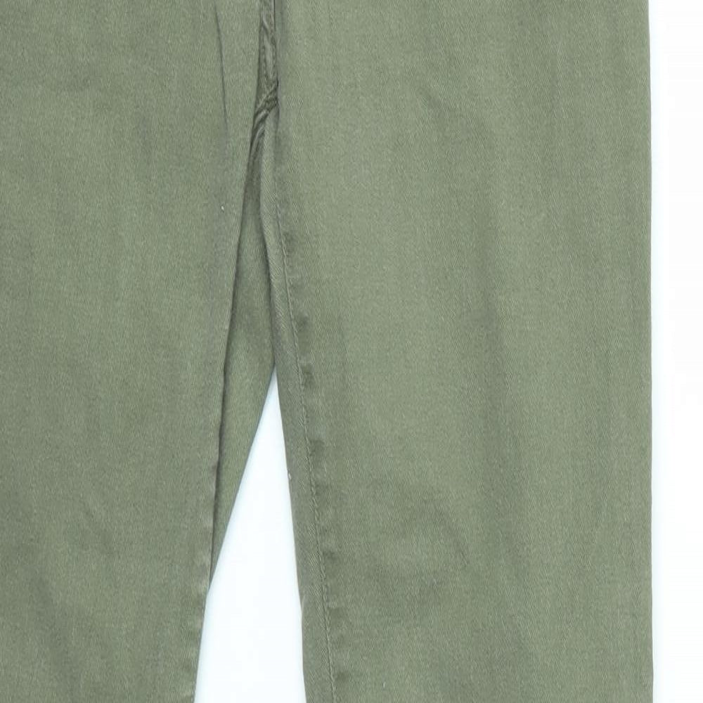 H&M Womens Green   Skinny Jeans Size 8 L29 in