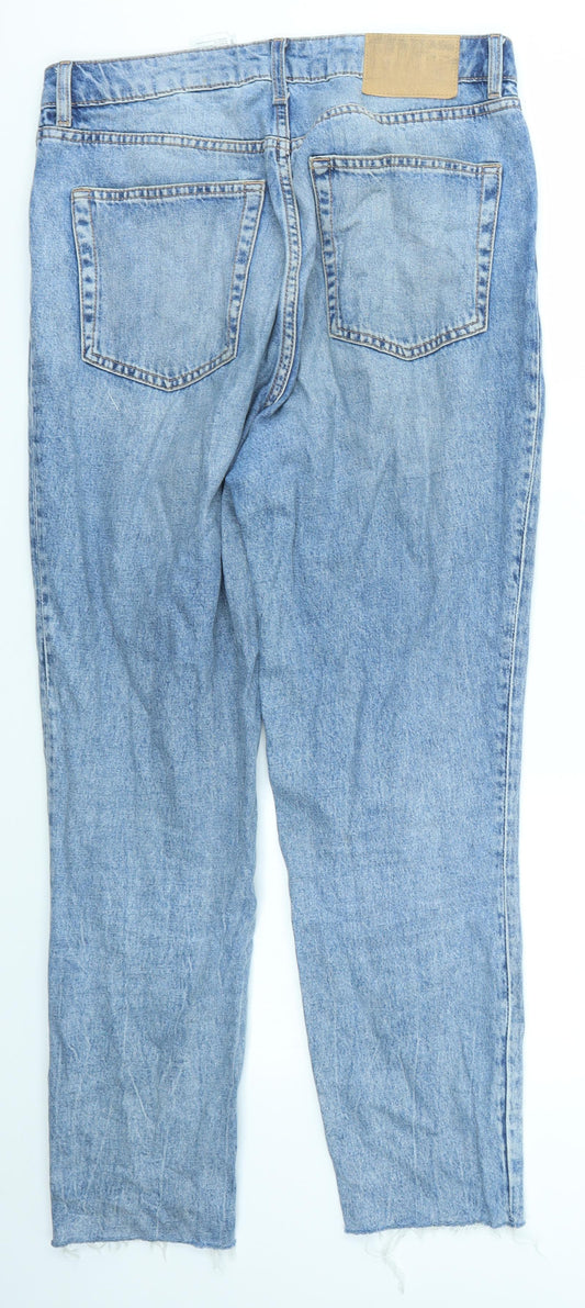 H&M Womens Blue   Straight Jeans Size 12 L27 in