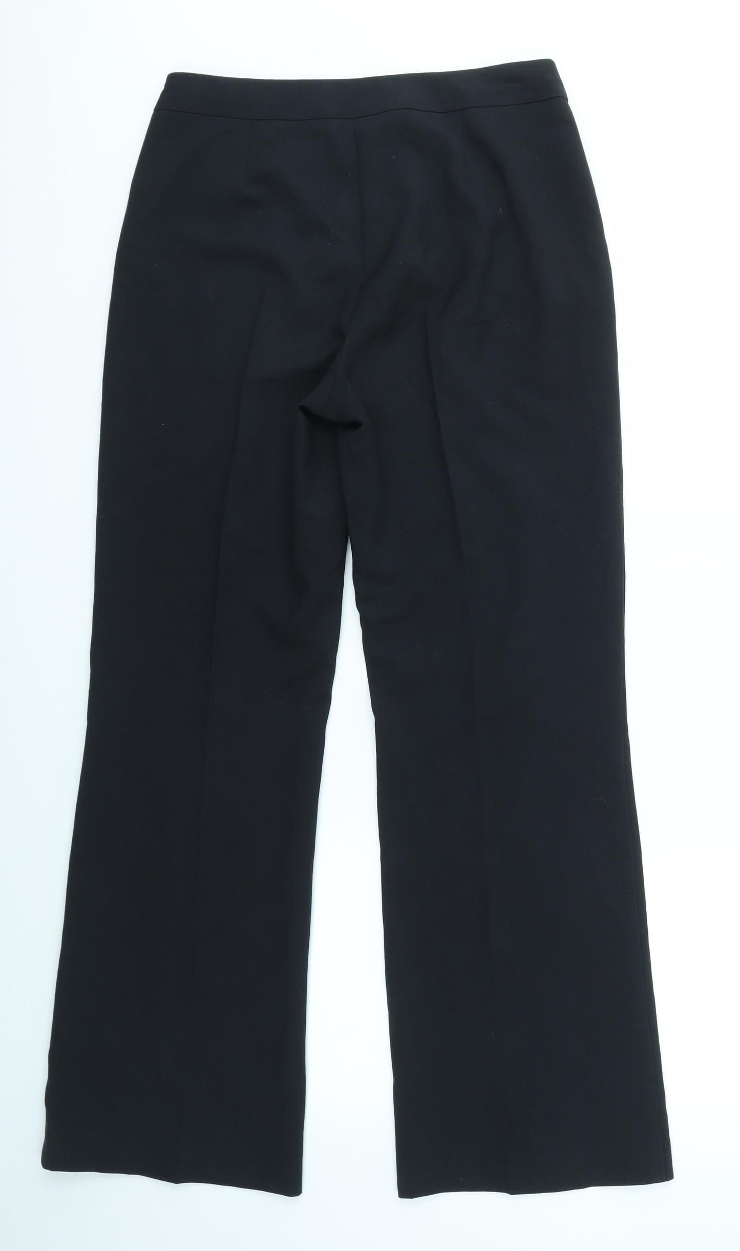 M&S Womens Black   Dress Pants Trousers Size 10 L30 in