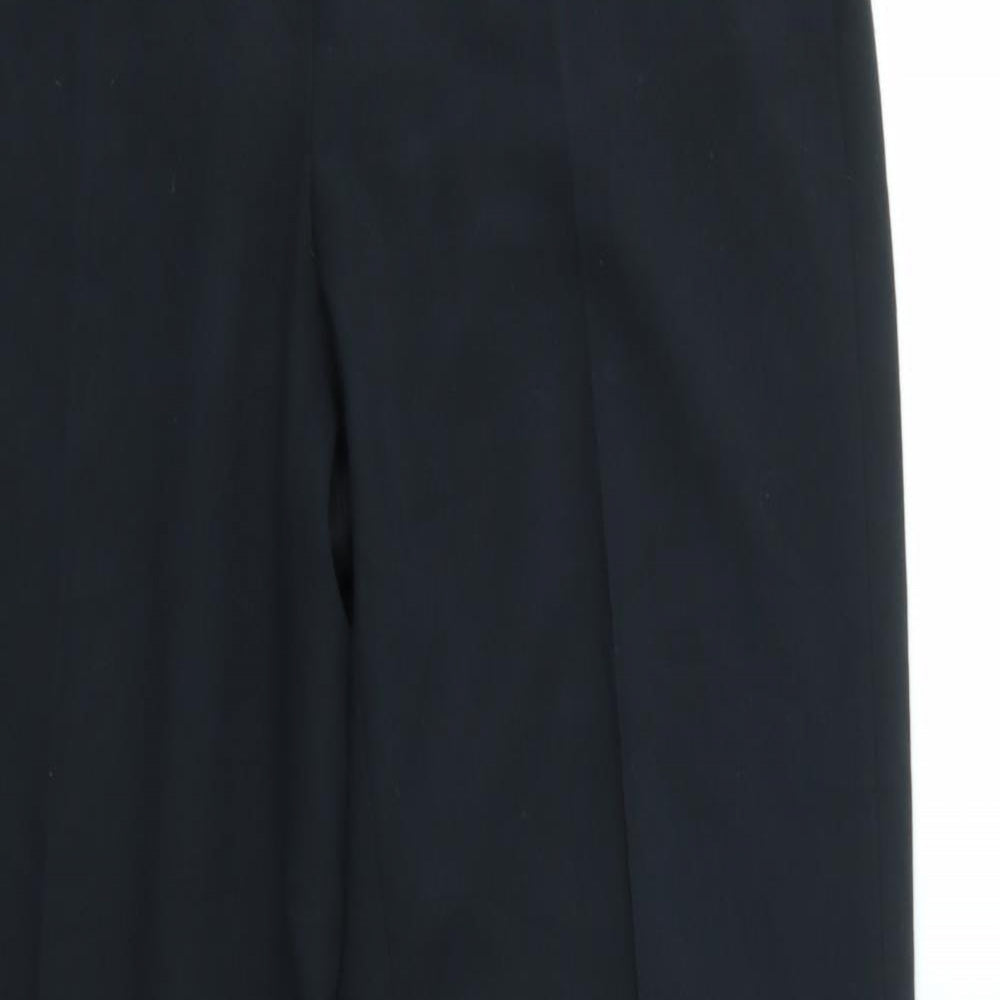 M&S Womens Black   Dress Pants Trousers Size 10 L30 in