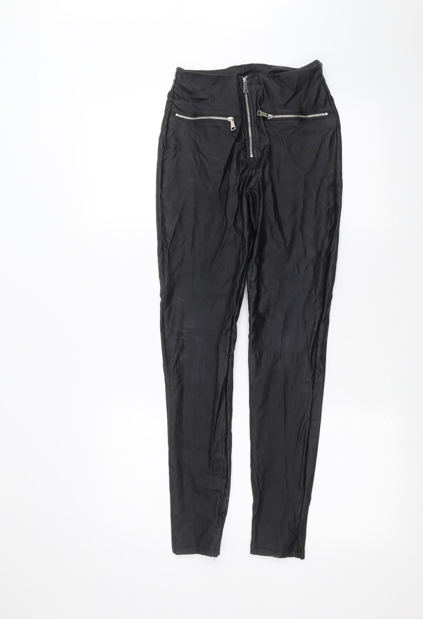 Boohoo Womens Black   Trousers  Size 6 L26 in