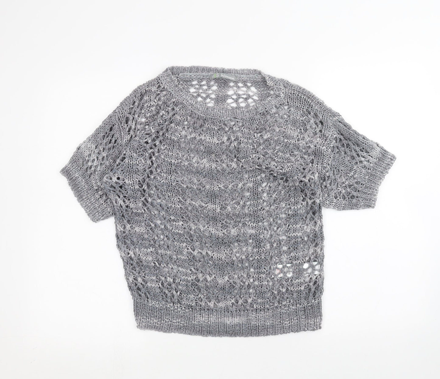 Marks and Spencer Womens Grey   Pullover Jumper Size 10